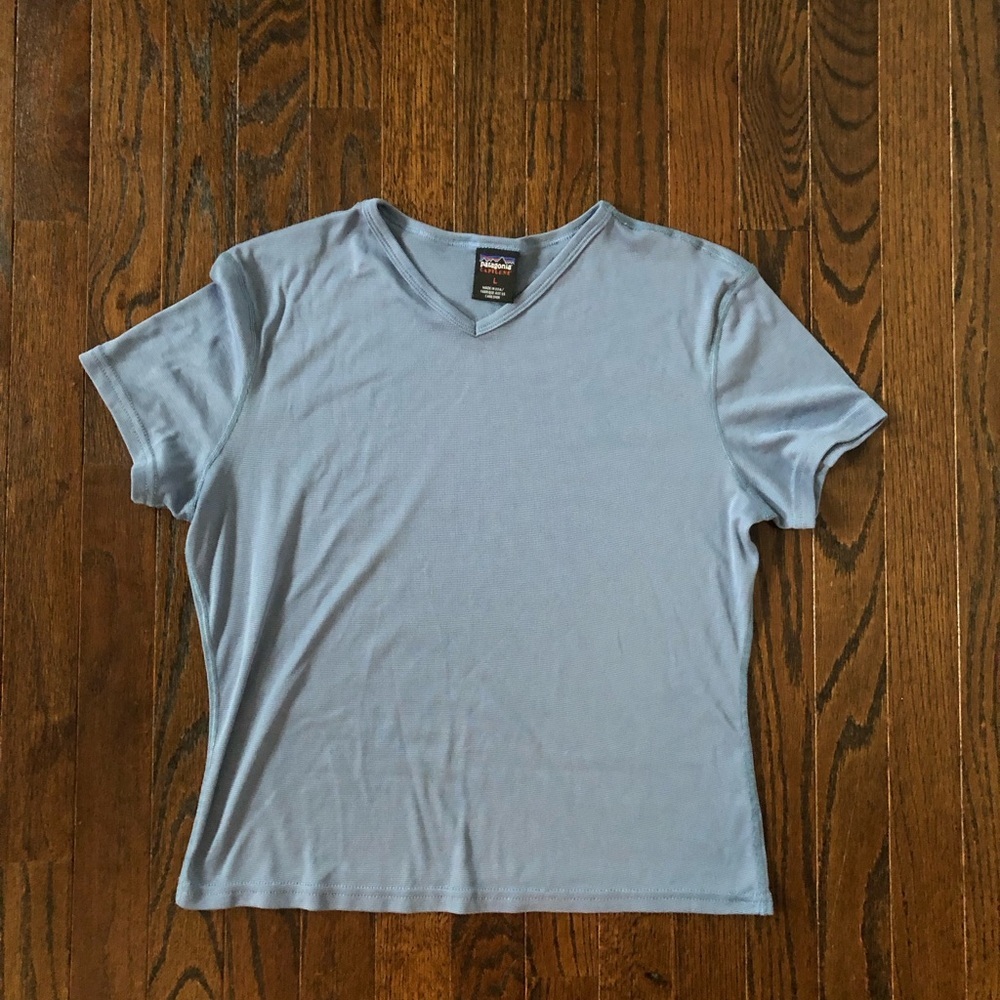 Patagonia Light Blue Short Sleeve Tee